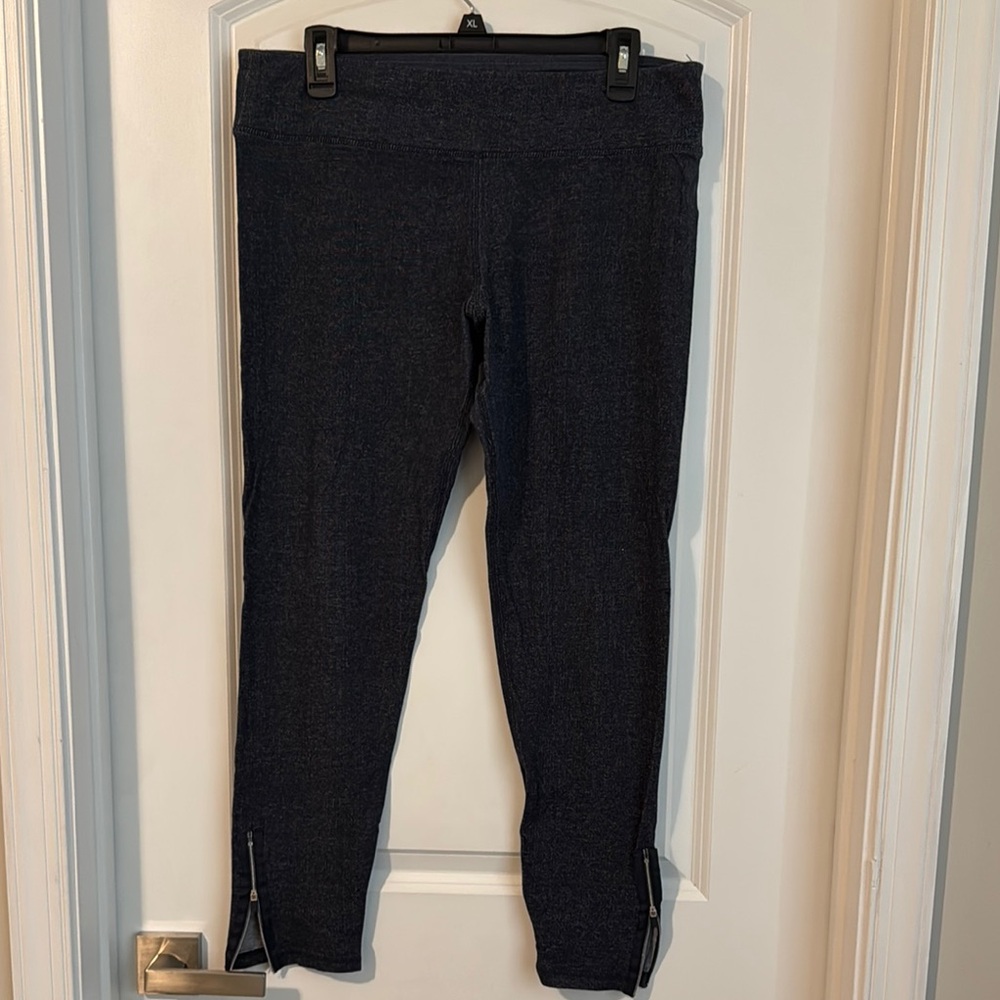 Calvin Klein Blue Leggings with Tapered Design